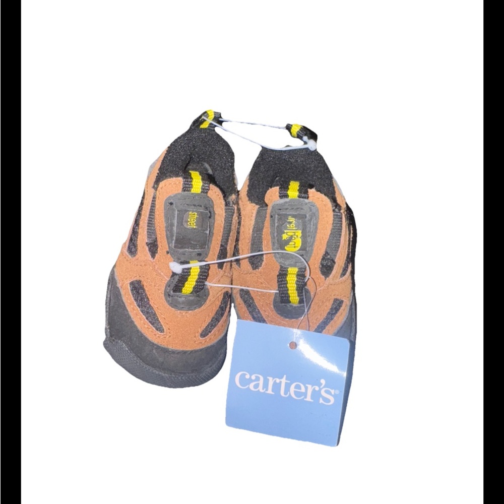 Carter's Vintage Shoes Sneakers Baby Boy 0-3 Month NWT with flaw